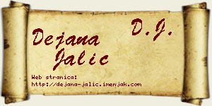 Dejana Jalić vizit kartica